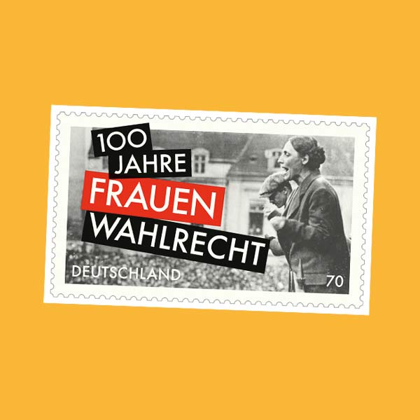 2018: 100 Jahre Frauenwahlrecht | Sonderbriefmarke